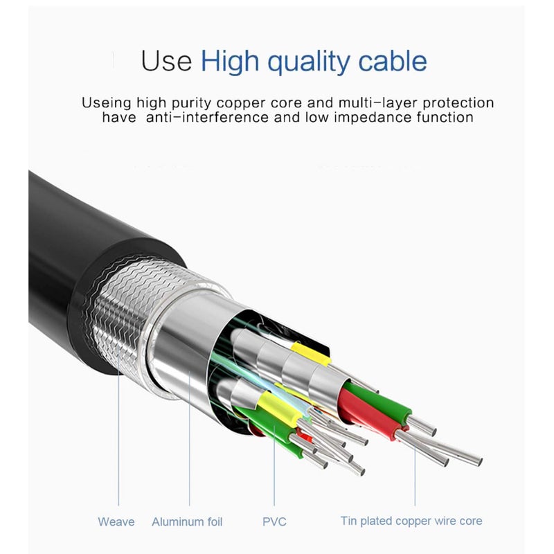 ELECABLE USB to VGA Adapter Cable 16FT/5M Compatible with Mac OS Windows XP/Vista/10/8/7, USB 3.0 to VGA Male 1080P Monitor Display Video Adapter/Converter Cord. (16FT) - Image 5